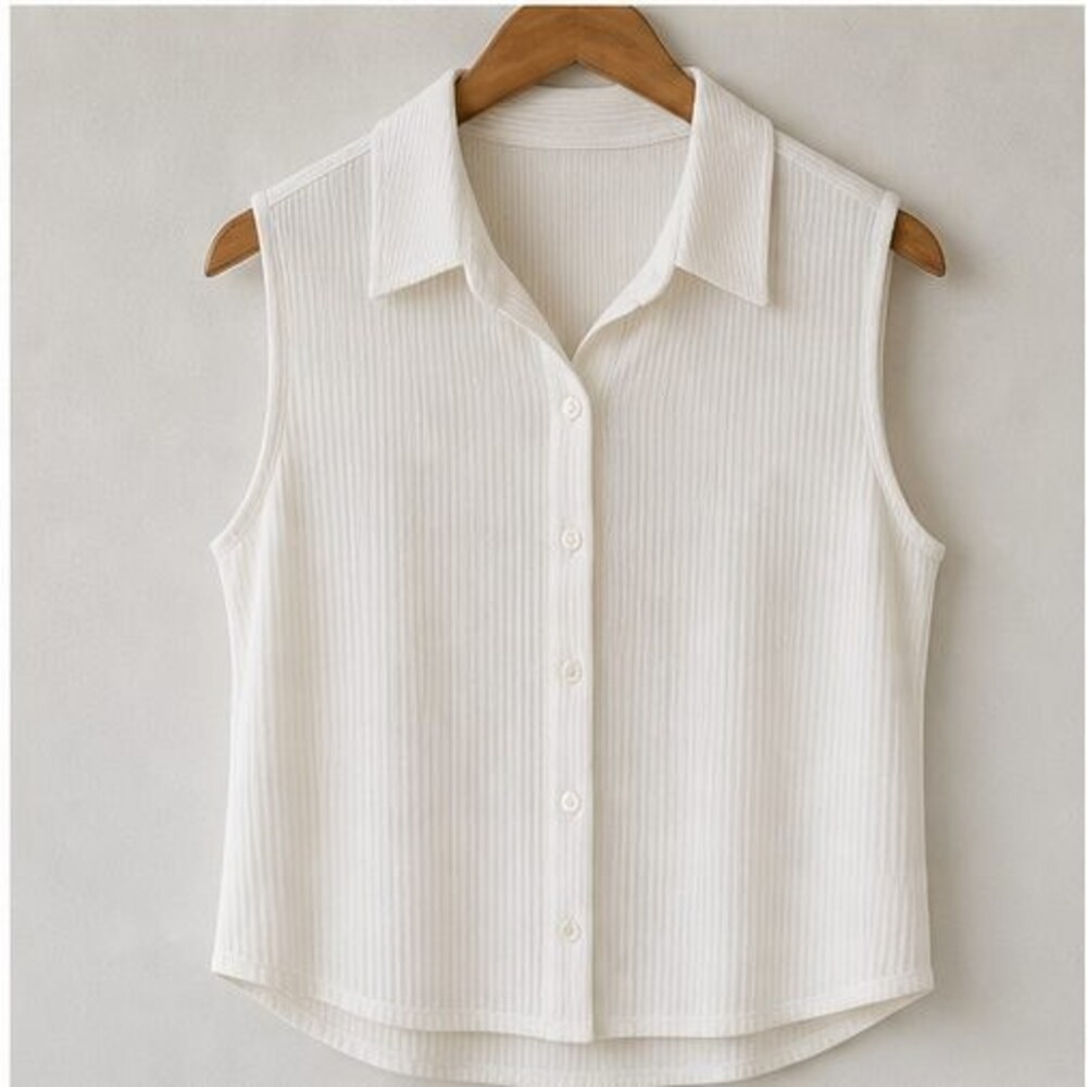 Ivory Ruffle Blouse